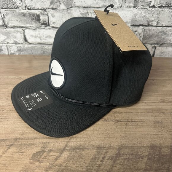 NWT Nike Men's Retro Pro Performance Snapback Hat Size L/XL (Black) HF7482-010 - Picture 2 of 14